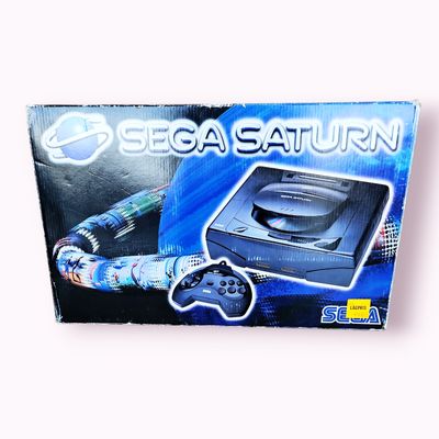 SEGA SATURN BASENHET BOXED 1ST EDITION