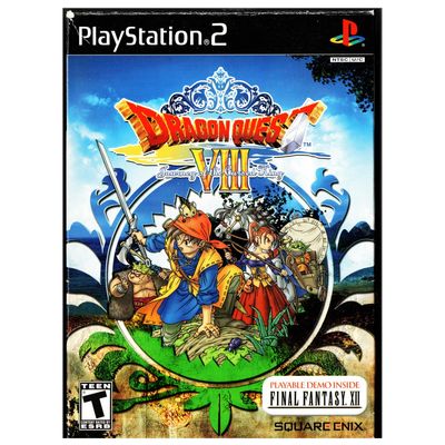 DRAGON QUEST VIII THE JOURNEY OF THE CURSED KING PS2 NTSC