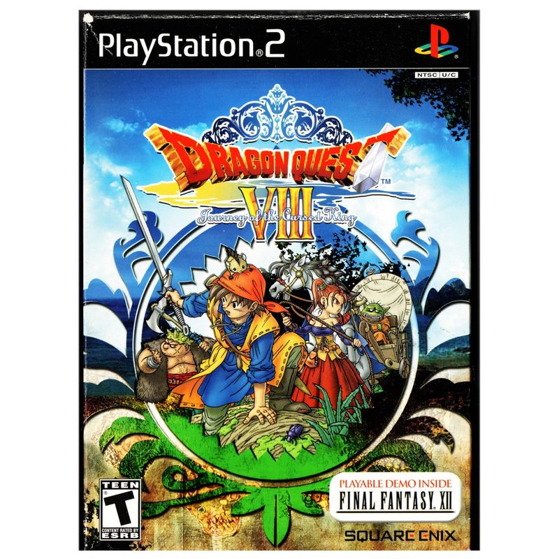 DRAGON QUEST VIII THE JOURNEY OF THE CURSED KING PS2 NTSC