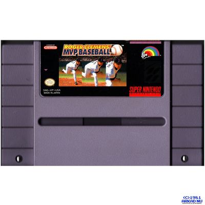 ROGER CLEMENS MVP BASEBALL SNES NTSC USA