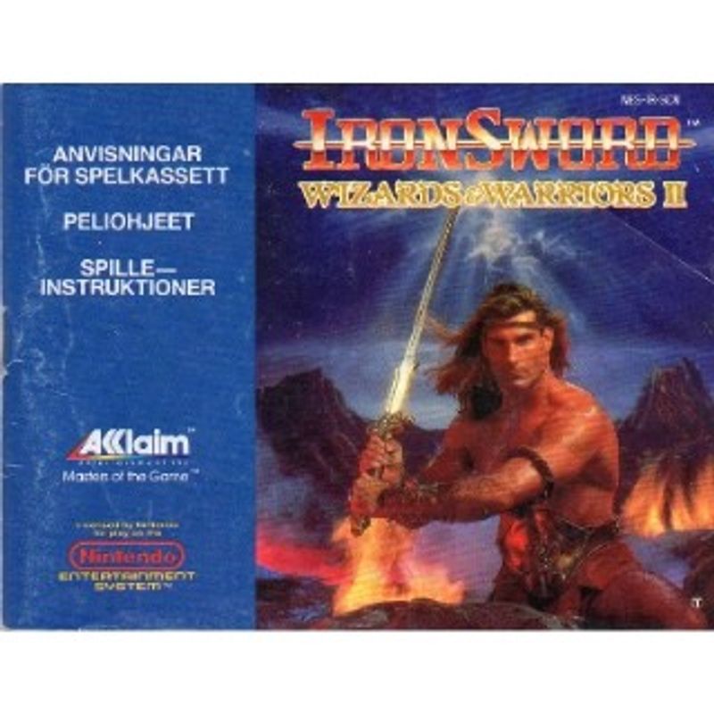 IRON SWORD WIZARDS & WARRIORS II NES SCN