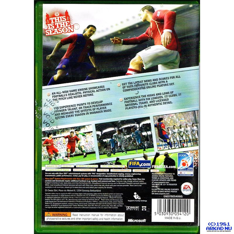 FIFA 07 XBOX 360