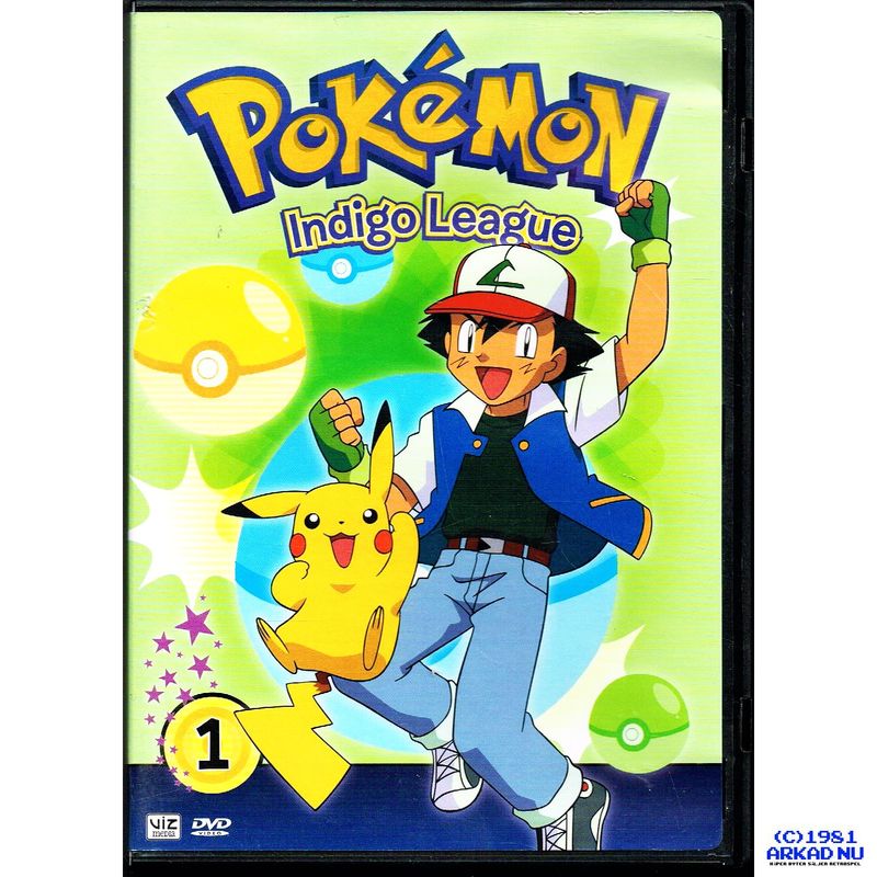 POKEMON INDIGO LEAGUE DVD