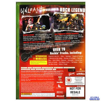 GUITAR HERO III LEGENDS OF ROCK XBOX 360