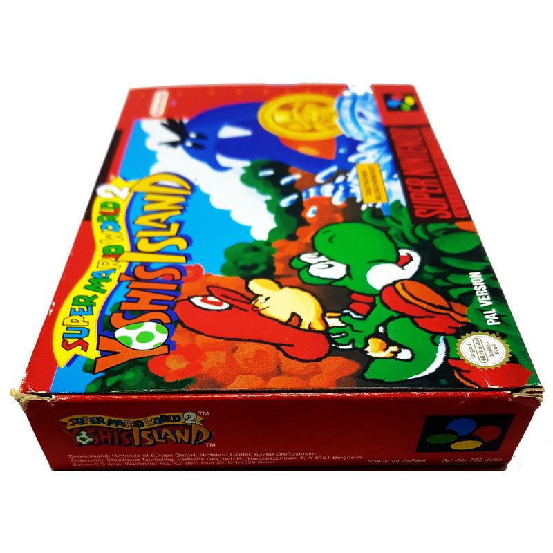 SUPER MARIO WORLD 2 YOSHIS ISLAND SNES MED SVENSKT HÄFTE A4