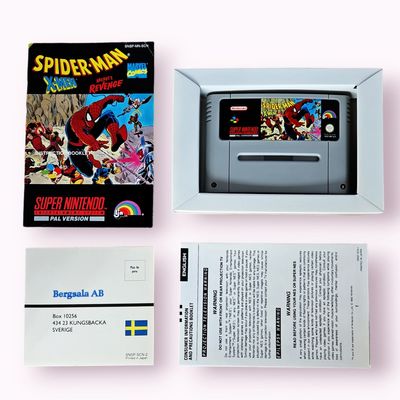 SPIDER-MAN X-MEN ARCADES REVENGE SNES SCN