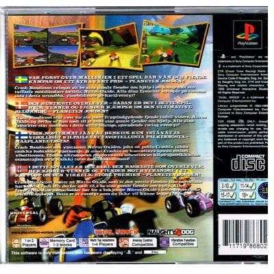 CRASH TEAM RACING PS1 