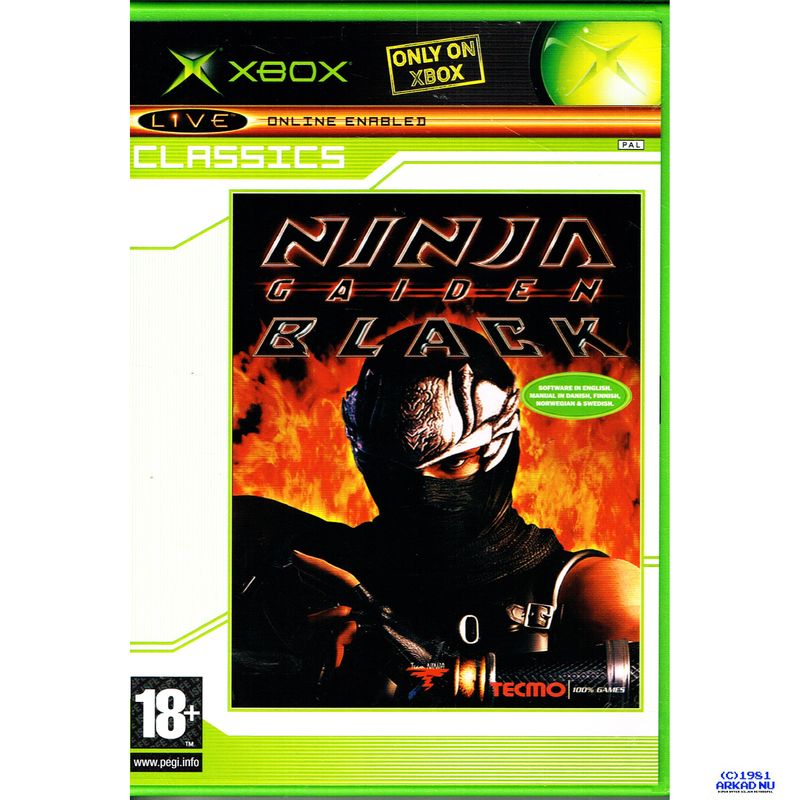 NINJA GAIDEN BLACK XBOX