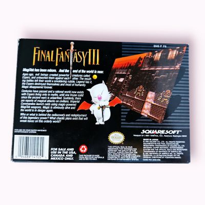 FINAL FANTASY III SNES NTSC USA