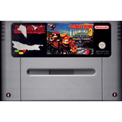 DONKEY KONG COUNTRY 3 DIXIE KONG'S DOUBLE TROUBLE SNES