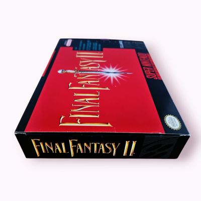 FINAL FANTASY II SNES NTSC USA MED ORIGINAL KVITTO