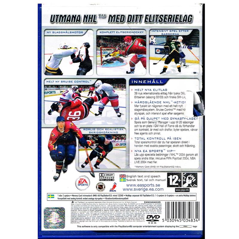 NHL 2004 PS2