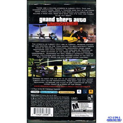 GRAND THEFT AUTO LIBERTY CITY STORIES PSP USA