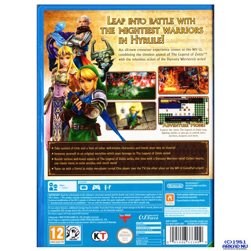 HYRULE WARRIORS WII U