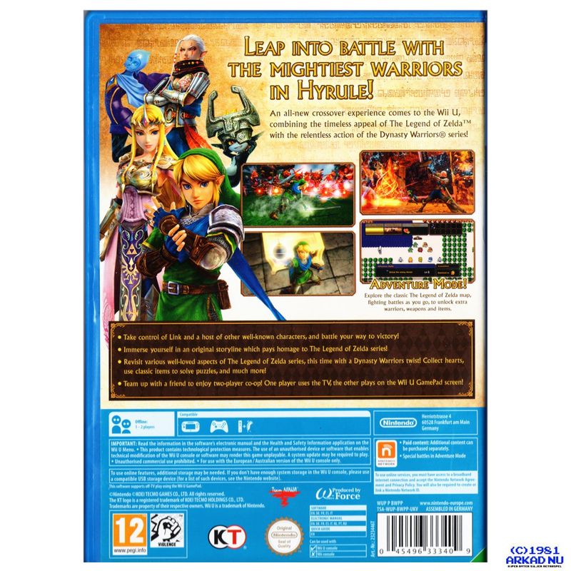 HYRULE WARRIORS WII U