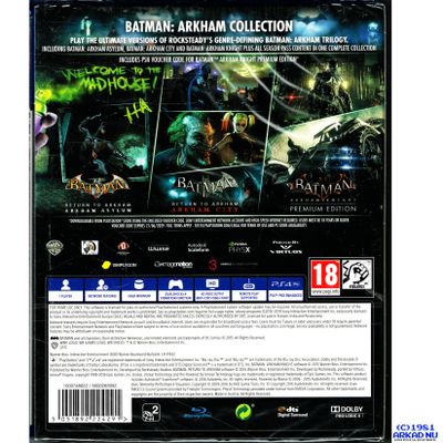 BATMAN ARKHAM COLLECTION PS4