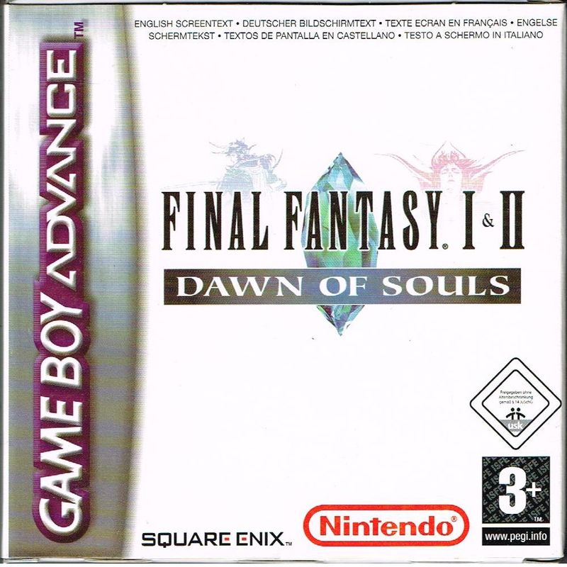 FINAL FANTASY I & II DAWN OF SOULS GAMEBOY ADVANCE