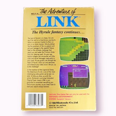 ZELDA II THE ADVENTURE OF LINK BIGBOX NES SCN