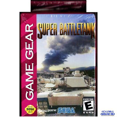 SUPER BATTLETANK GAME GEAR INPLASTAT