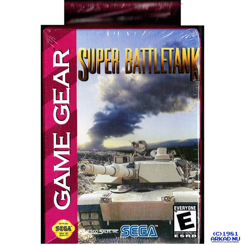 SUPER BATTLETANK GAME GEAR INPLASTAT