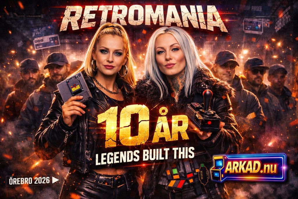🎮 RETROMANIA 10 ÅR – TEAM ARKAD DRILL TRIBUTE 🔥