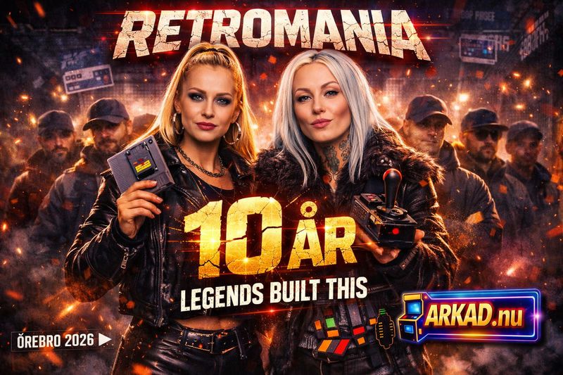 🎮 RETROMANIA 10 ÅR – TEAM ARKAD DRILL TRIBUTE 🔥