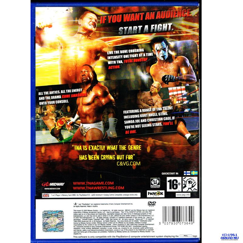 TNA IMPACT PS2