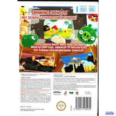 ANGRY BIRDS TRILOGY WII TYSK