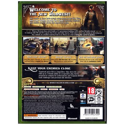 CALL OF JUAREZ THE CARTEL XBOX 360