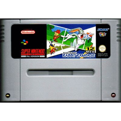 BUGS BUNNY RABBIT RAMPAGE SNES SCN