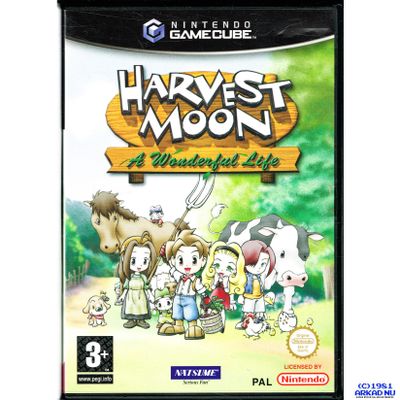 HARVEST MOON A WONDERFUL LIFE GAMECUBE