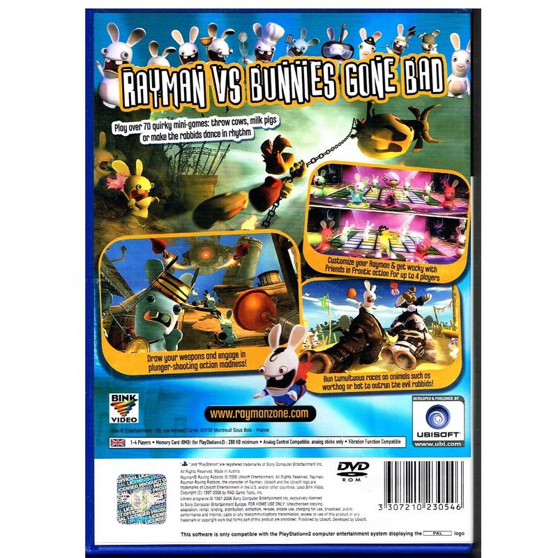 RAYMAN RAVING RABBIDS PS2