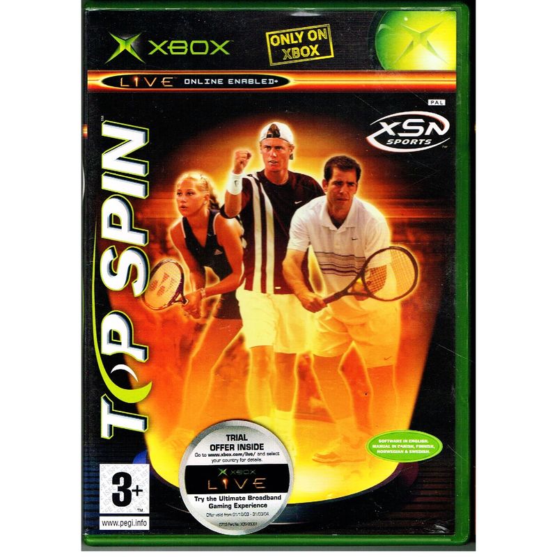 TOP SPIN XBOX