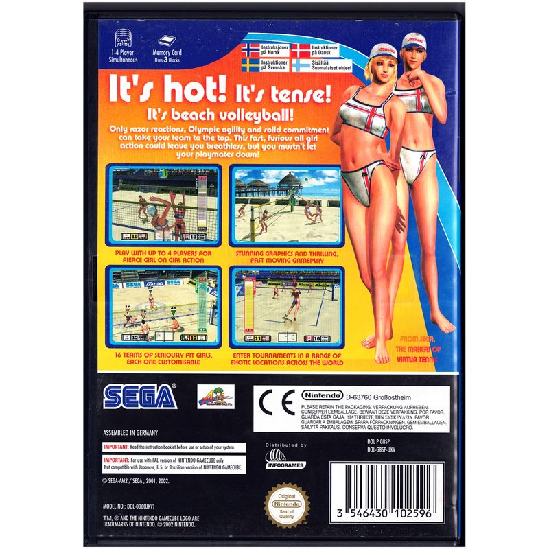 BEACH SPIKERS GAMECUBE