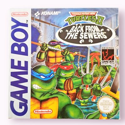 TURTLES II BACK FROM THE SEWERS GAMEBOY SCN