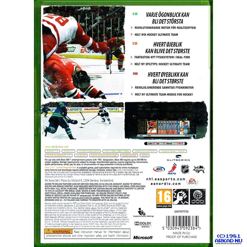 NHL 11 XBOX 360