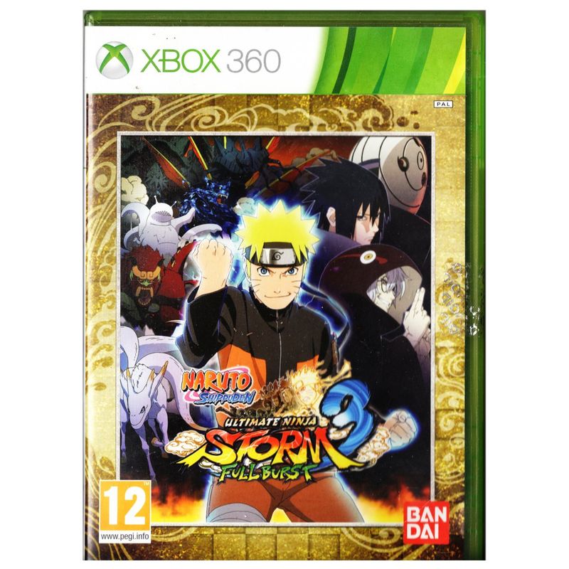 NARUTO SHIPPUDEN ULTIMATE NINJA STORM 3 FULL BURST XBOX 360