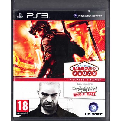 RAINBOW SIX VEGAS + SPLINTER CELL DOUBLE AGENT PS3