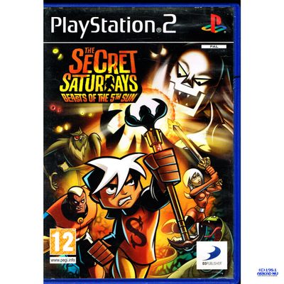 SECRET SATURDAYS BEASTS OF THE 5TH SUN PS2