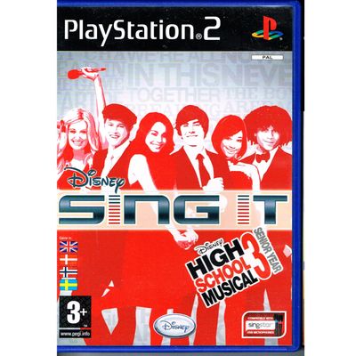 DISNEY SING IT HIGH SCHOOL MUSICAL 3 SENIOR YEAR PS2