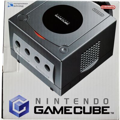 NINTENDO GAMECUBE SVART BOXAD