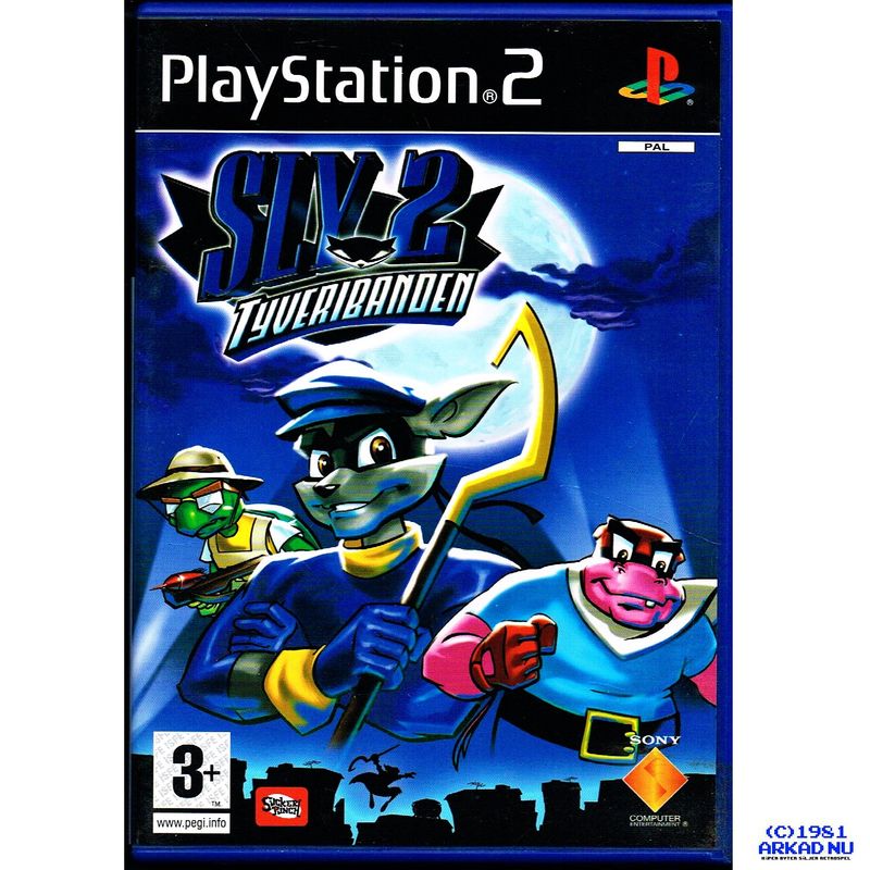 SLY 2 TYVERIBANDEN PS2 - SPELET ÄR PÅ SVENSKA