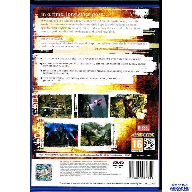 DEVIL MAY CRY 2 PS2