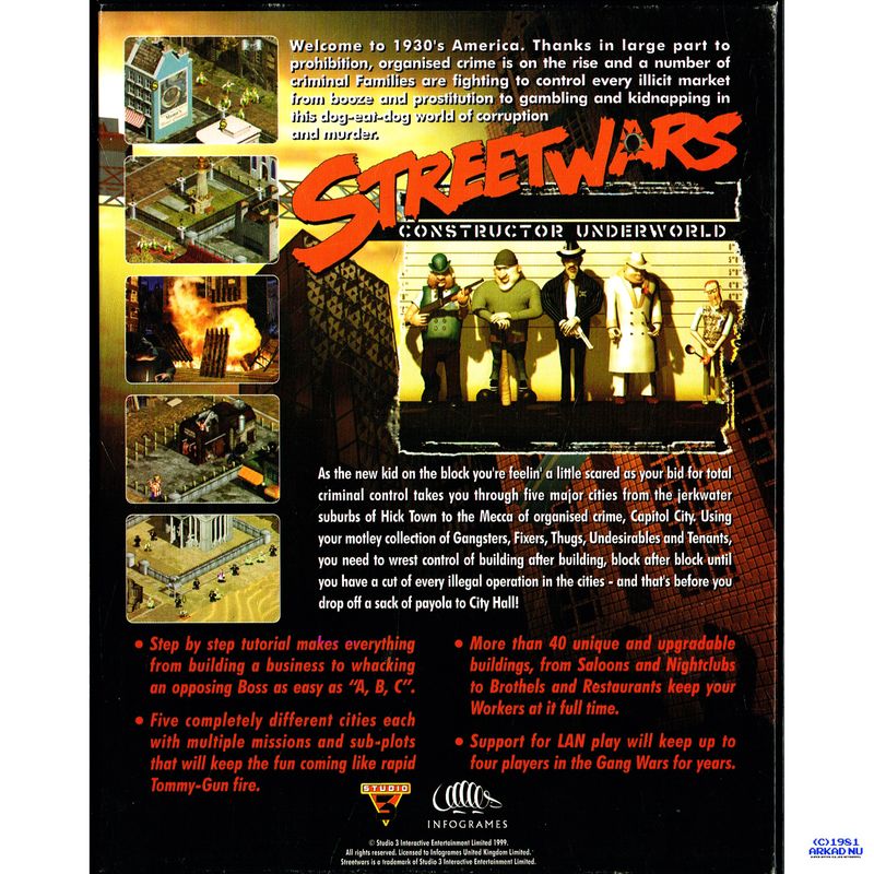 STREET WARS CONSTRUCTOR UNDERWORLD PC BIGBOX