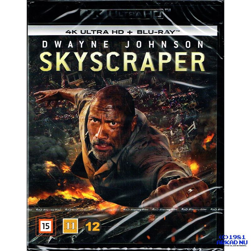 SKYSCRAPER 4K ULTRA HD + BLU-RAY