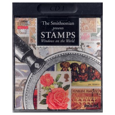 THE SMITHSONIAN PRESENT STAMPS CD-I NYTT INPLASTAD