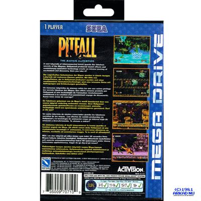 PITFALL THE MAYAN ADVENTURE MEGADRIVE