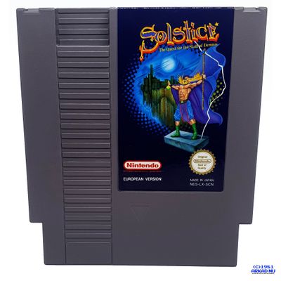 SOLSTICE THE QUEST FOR THE STAFF OF DEMONS NES SCN