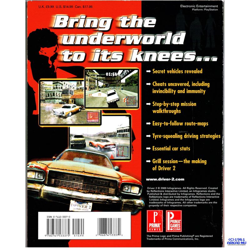 DRIVER 2 PRIMAS OFFICIAL STRATEGY GUIDE