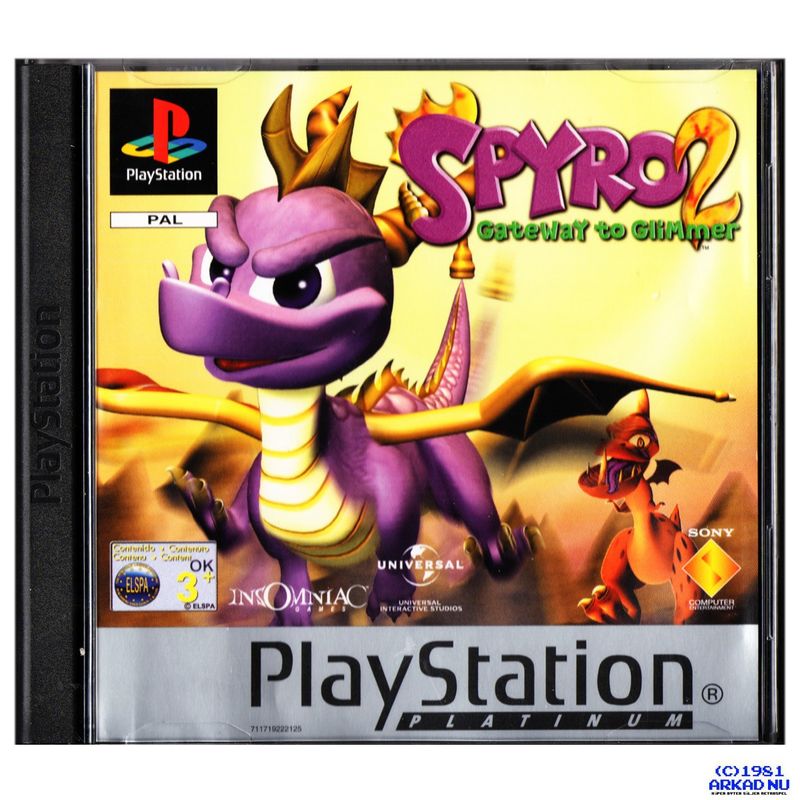 SPYRO 2 GATEWAY TO GLIMMER PS1